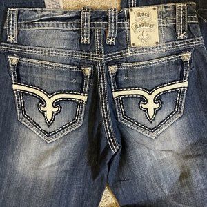 Rock Revival Rogan Straight Denim Men's Size 32 x 34 NEW